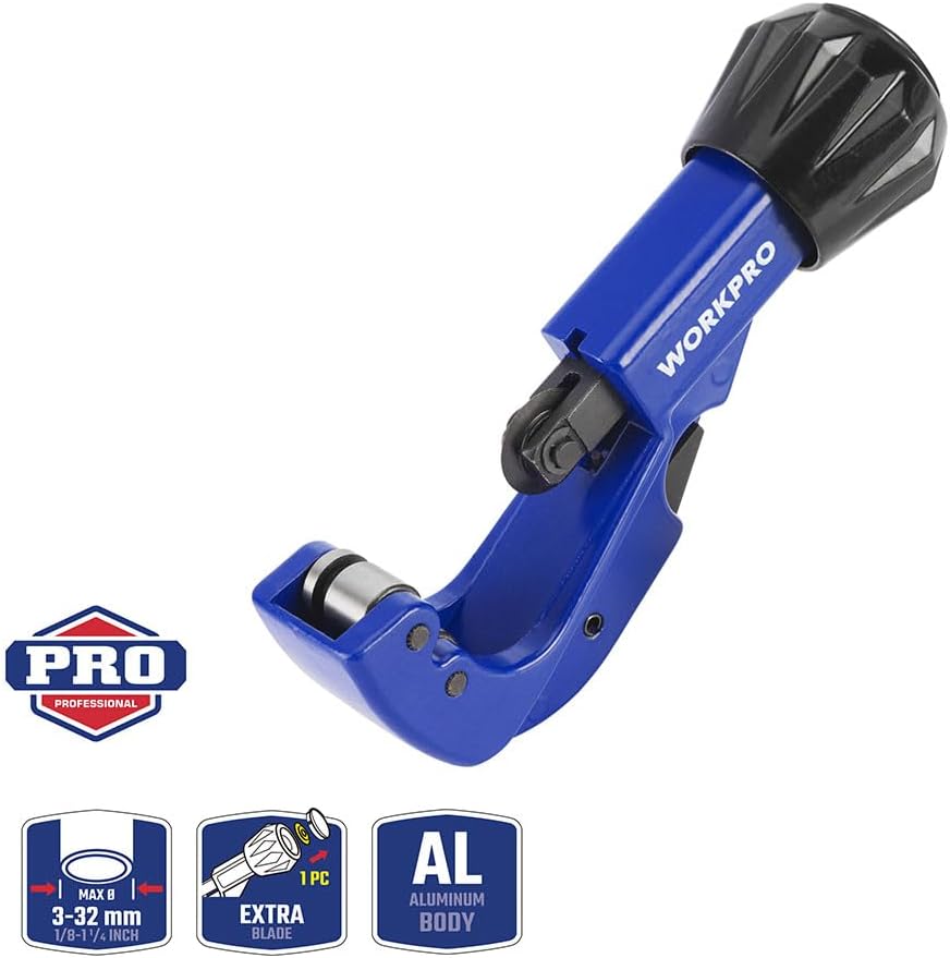 WP301005 3-32mm Profesyonel Bakır Boru Kesme Makası + 1 Adet Yedek Bıçak