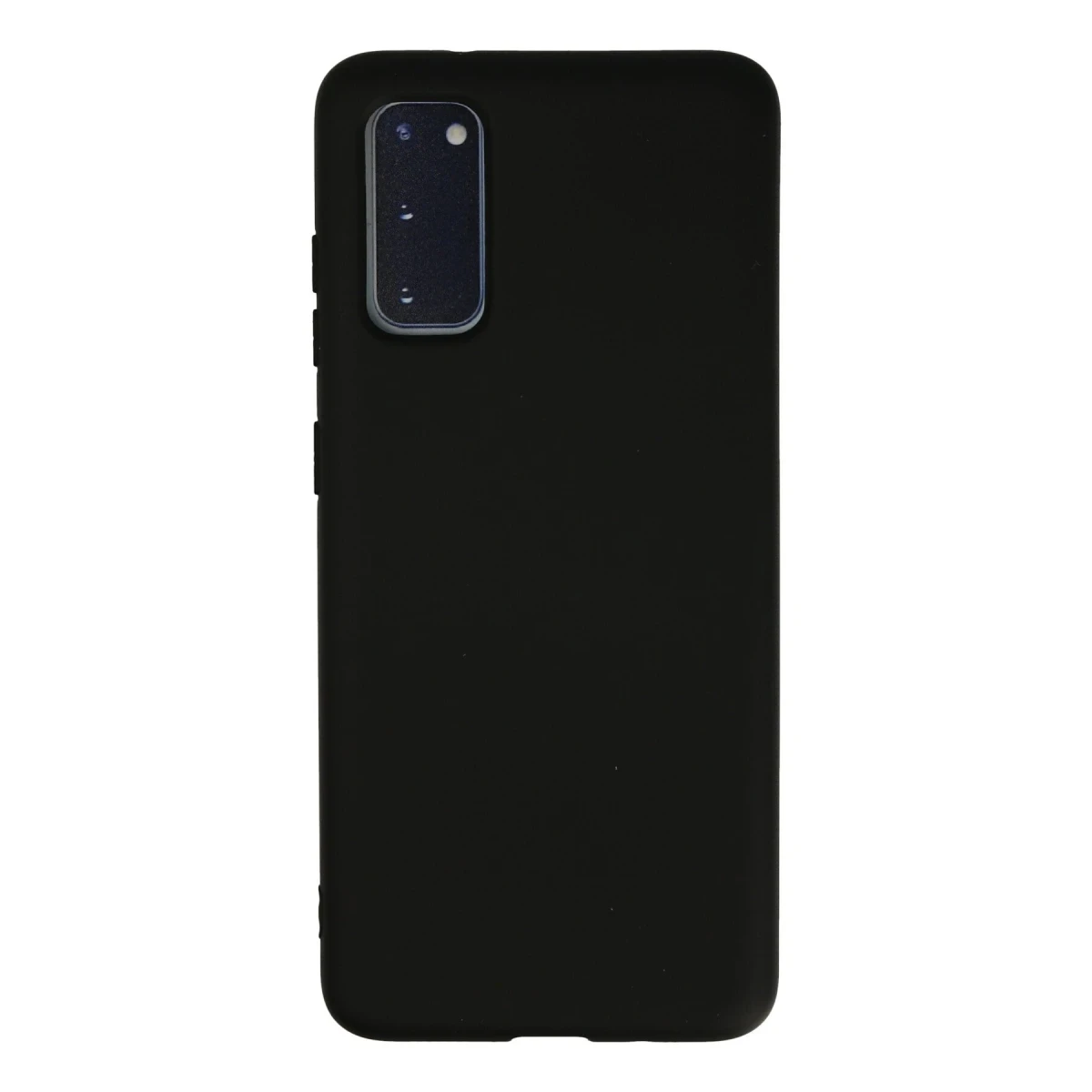 Samsung Galaxy S20 Kılıf Nano içi Kadife Silikon - Siyah