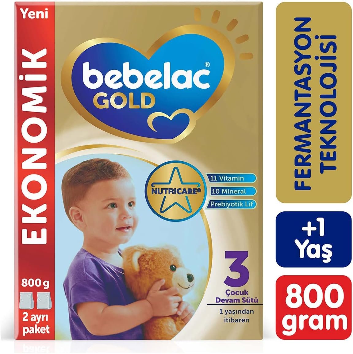 Gold 3 Çocuk Devam Sütü 800 g 1 Yaş+