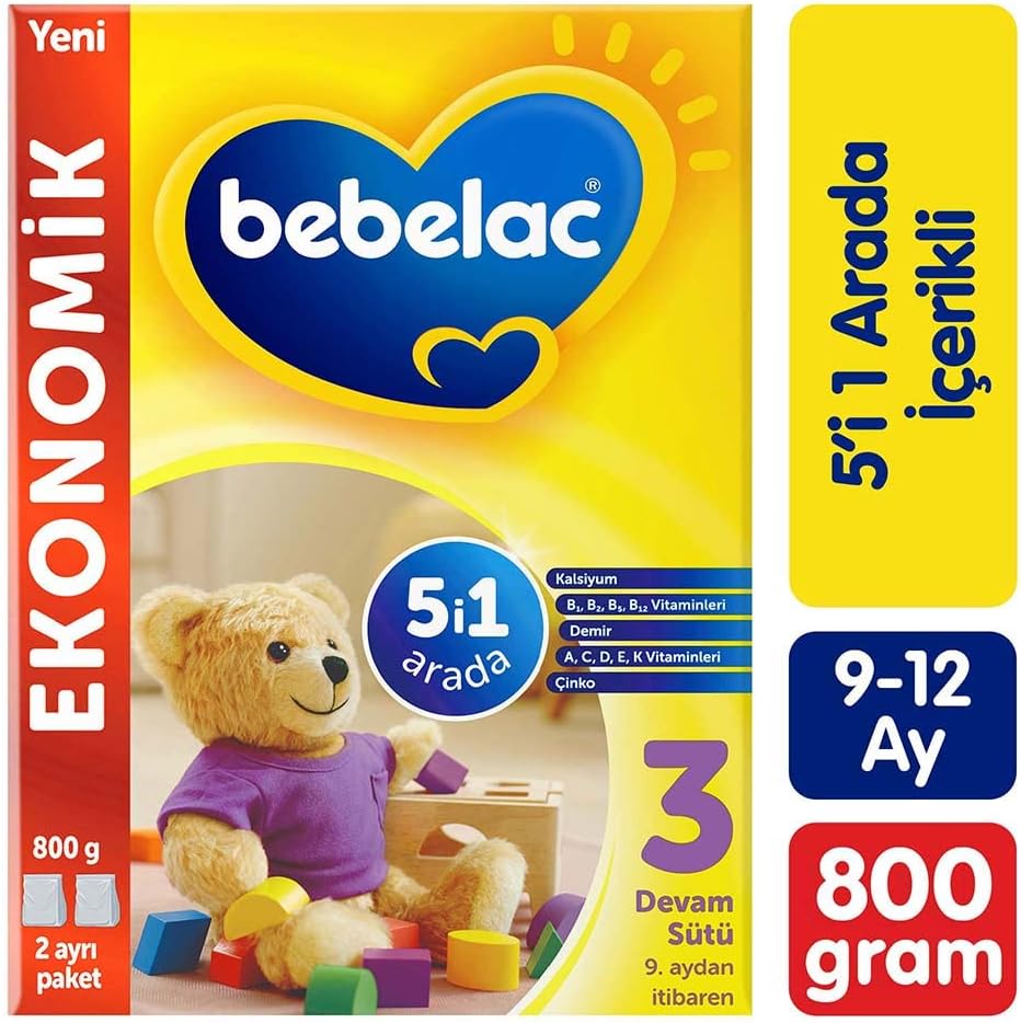 3 Devam Sütü 800 g 9-12 Ay