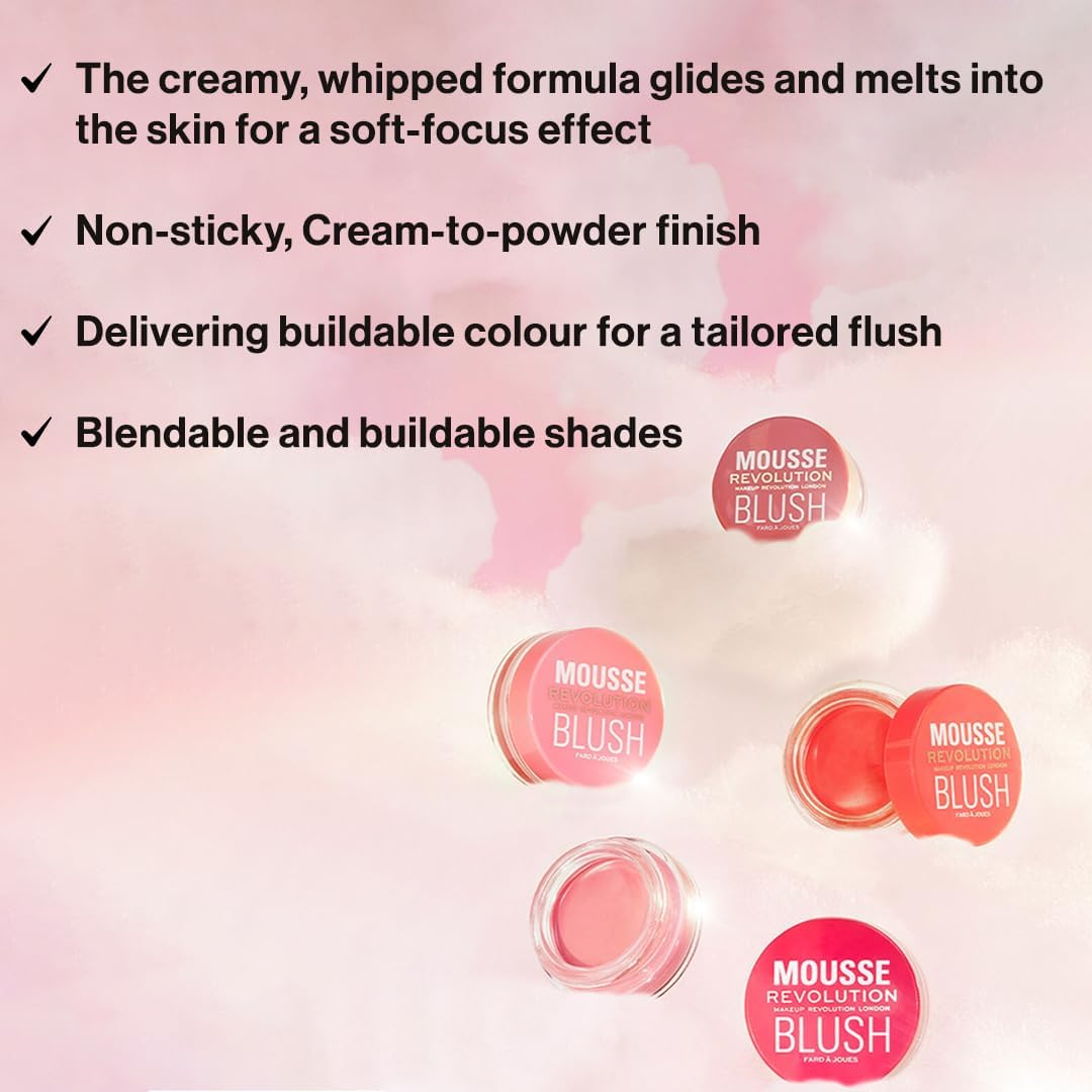 Revolution Mousse Allık Blossom Rose Pınk