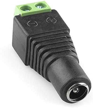 Klemens Çıkışlı DC Female Barrel Jack - DC Female Barrel to Wire Jack