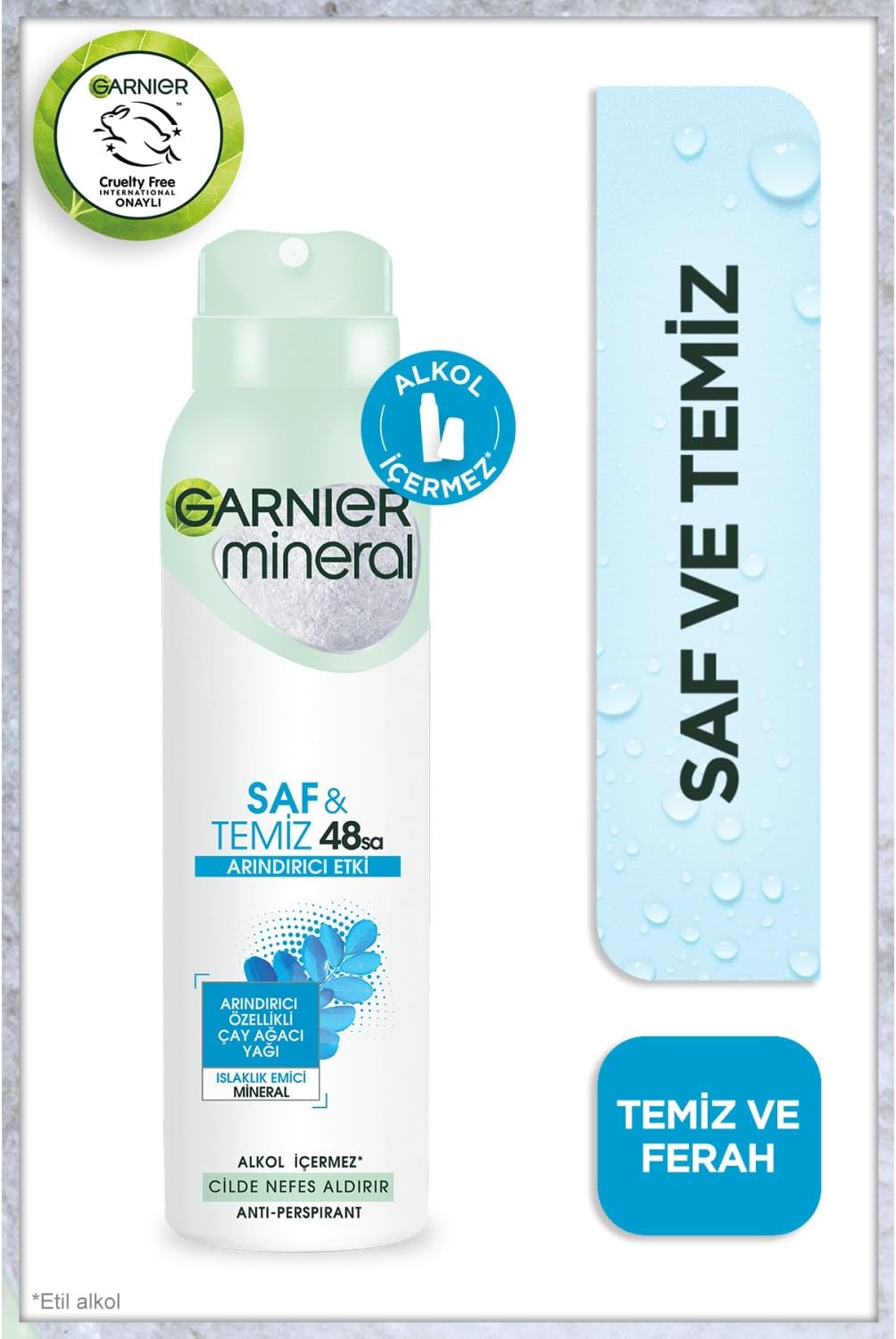Mineral Saf & Temiz Deodorant 150 ml