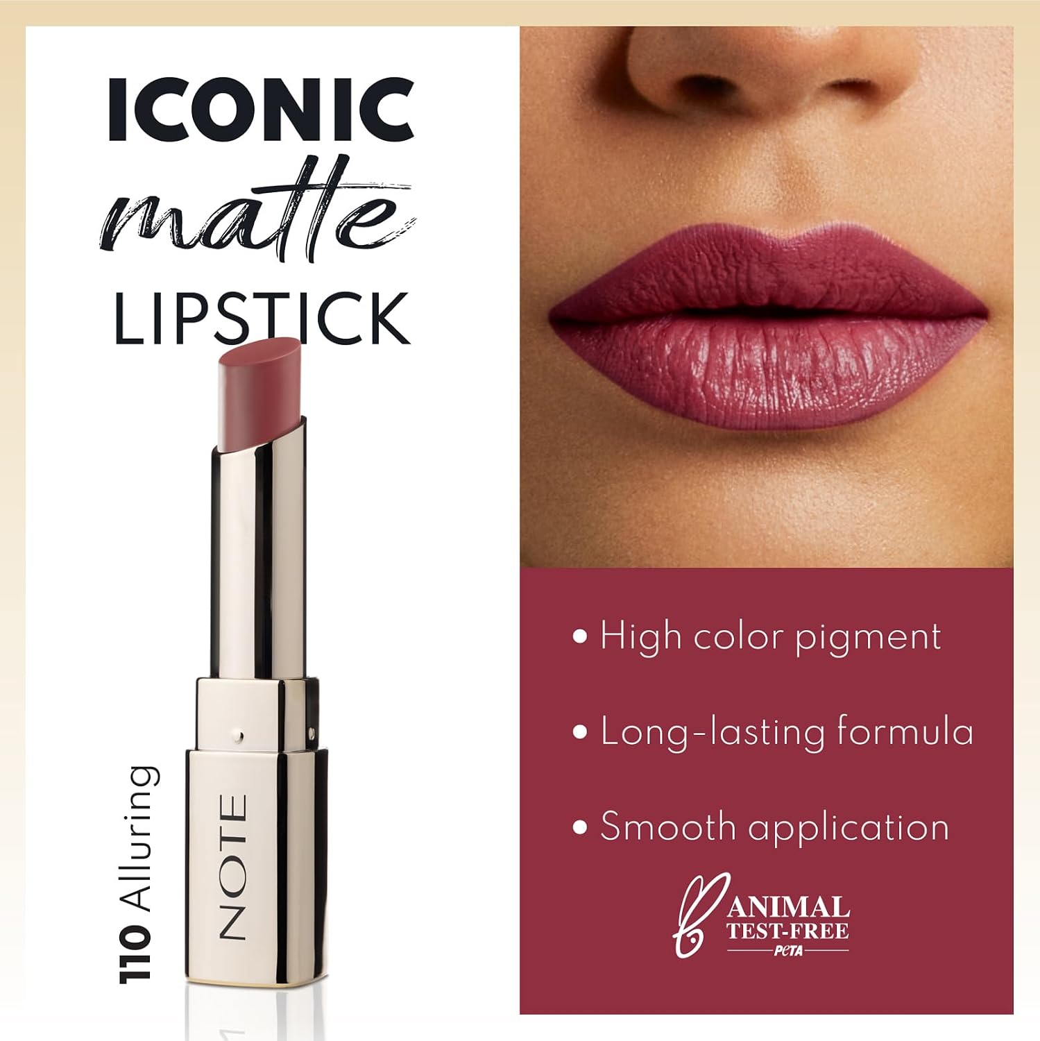 Cosmetics Iconic Matte Lipstick 110 Alluring Kalıcı Mat Ruj, Kırmızı
