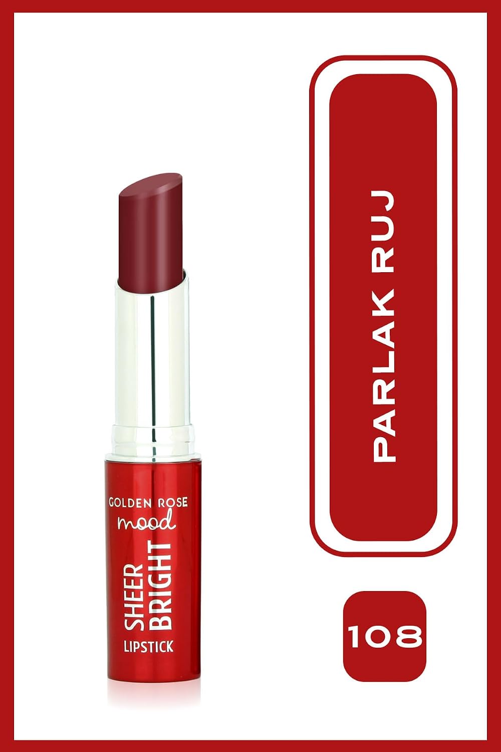 Mood Sheer Bright Lipstick No:108 Rosy Plum - Parlak Ruj