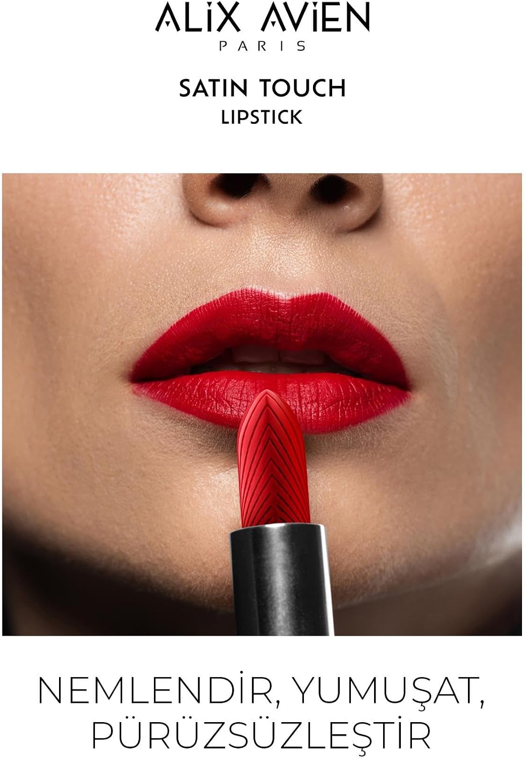 Uzun Süre Kalıcı Nemlendirici Pürüzsüz Etkili Yarı Mat Ruj Satin Touch Lipstick 810 Antique Pink