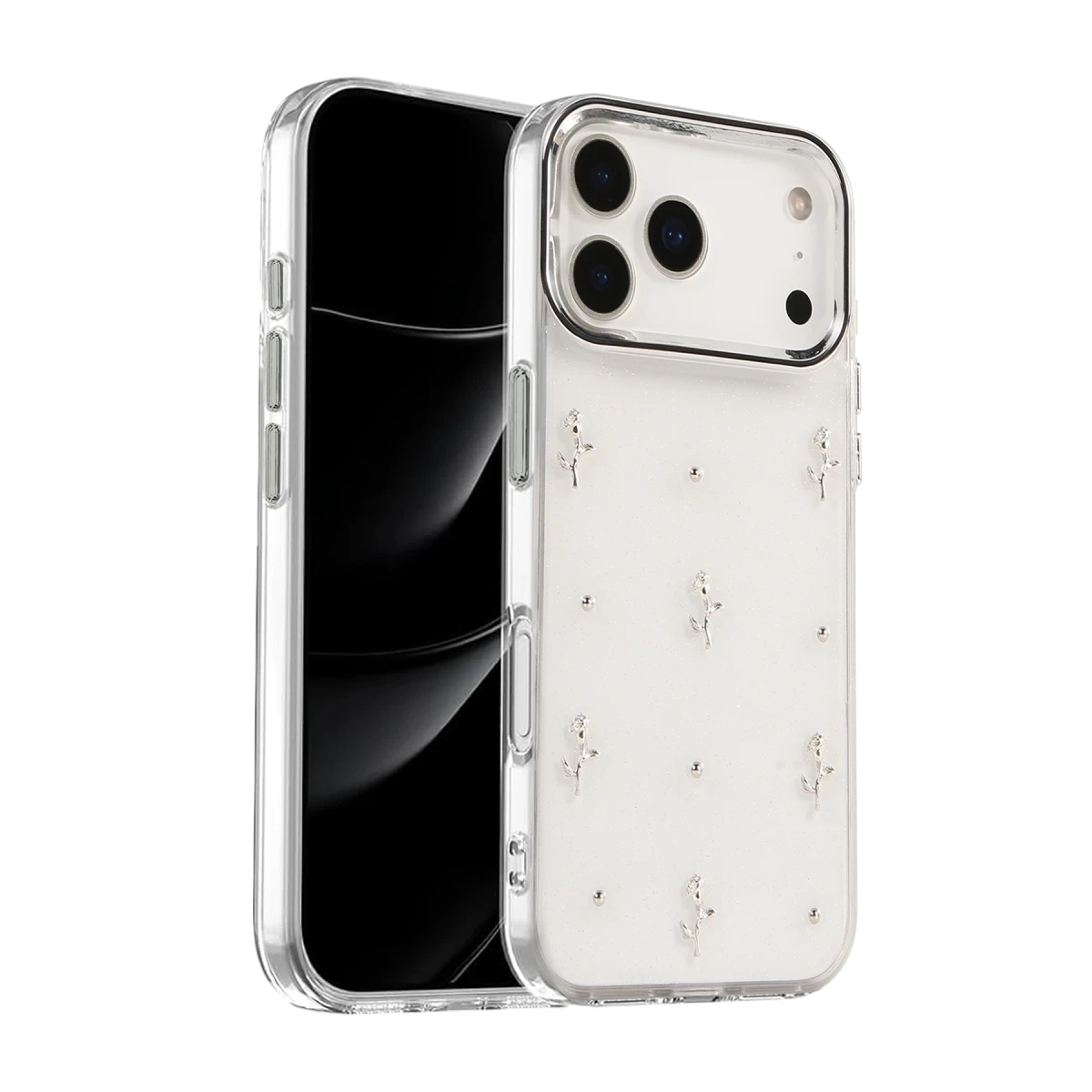 Apple iPhone 17 Pro Fiyonk Desenli Kapak - Desen 4