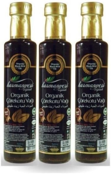 Organik Çörekotu Yağı 250 Ml 3 Adet