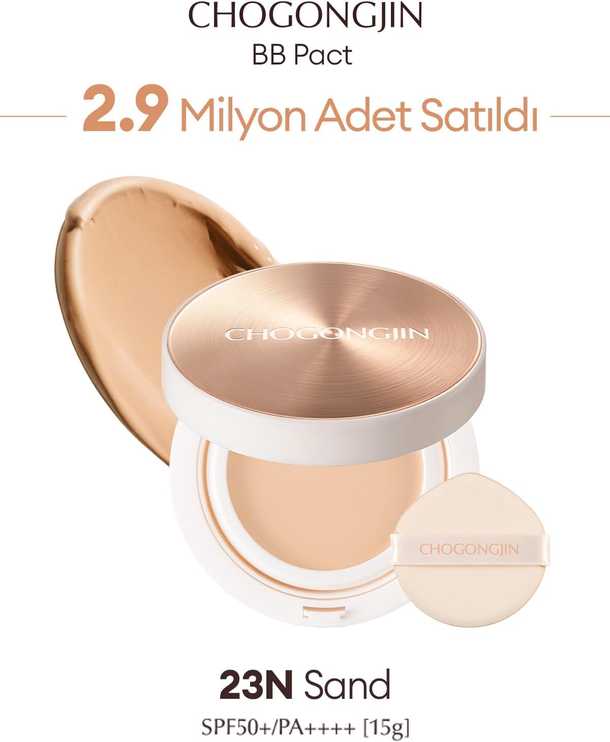 BB Pact 23N Yaşlanma Karşıtı Kapatıcı BB Krem SPF50+ PA++++, 15 gr