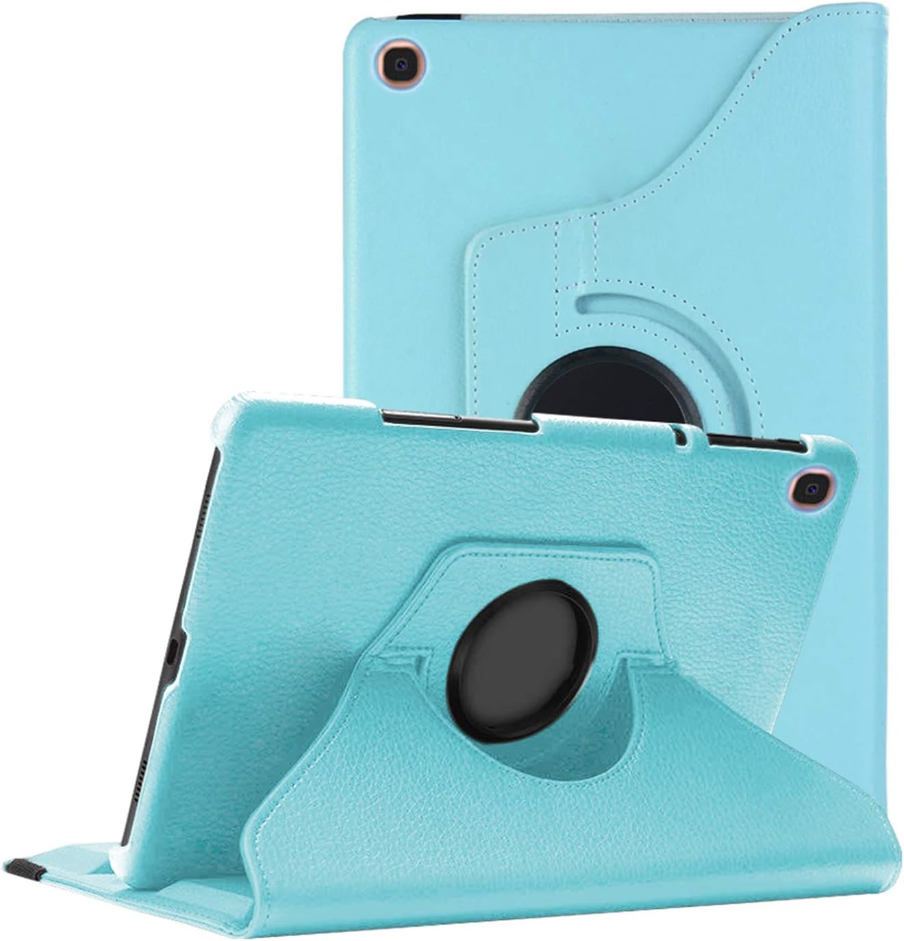 Huawei MediaPad T3 7'' için Kılıf 360 Rotating Stand Deri Mavi [MediaPad T3 7'' ile Uyumlu Kılıf - Mavi]