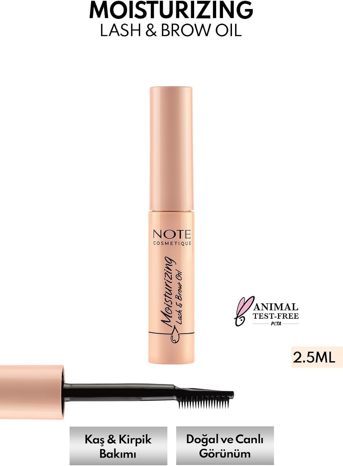 Cosmetics Moisturizing Lash & Brow Oil Nemlendirici ve Besleyici Kaş Kirpik Bakım Yağı