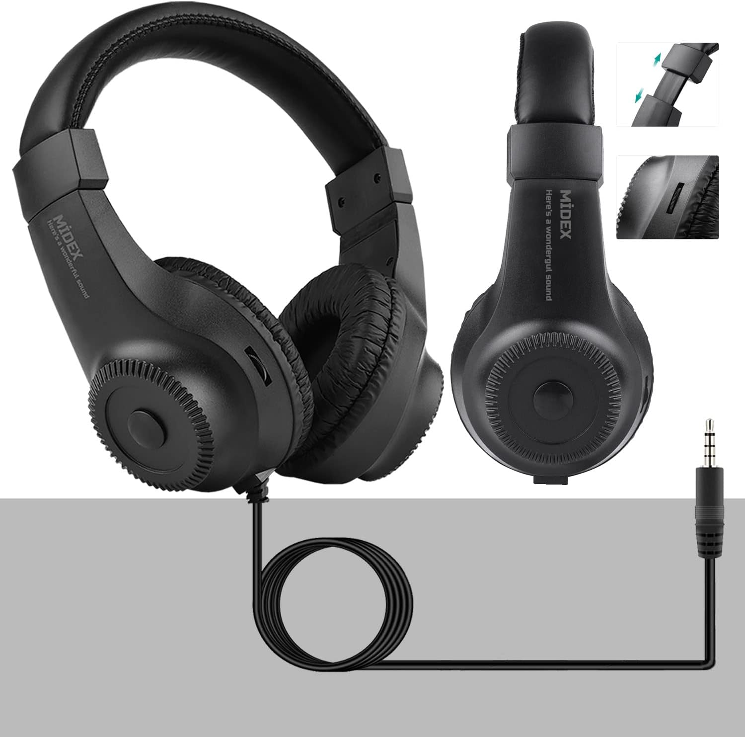 RS-10 Stereo Kulaklık 50mm Sürücü 32 Ohm Çok Amaçlı Stüdyo Referans Dinleme DJ