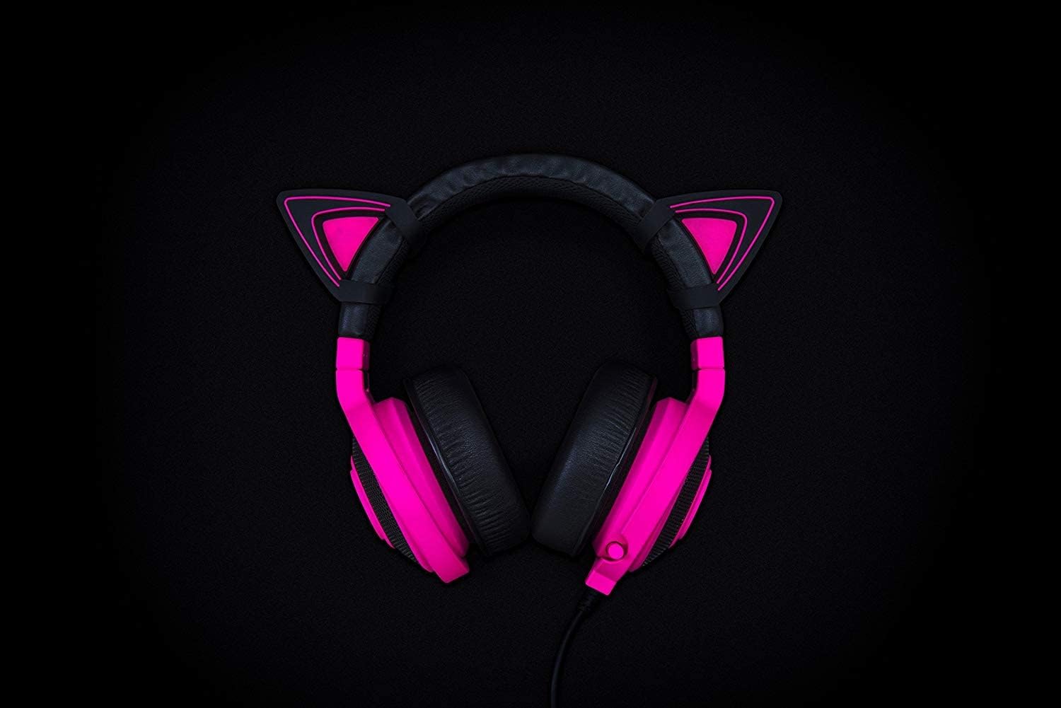 Kitty Ears - Tüm Kraken Kulaklıklar için Kitty Ears (Kraken'inize uyacak şekilde tasarlandı, Ayarlanabilir, Su Geçirmez) Neon