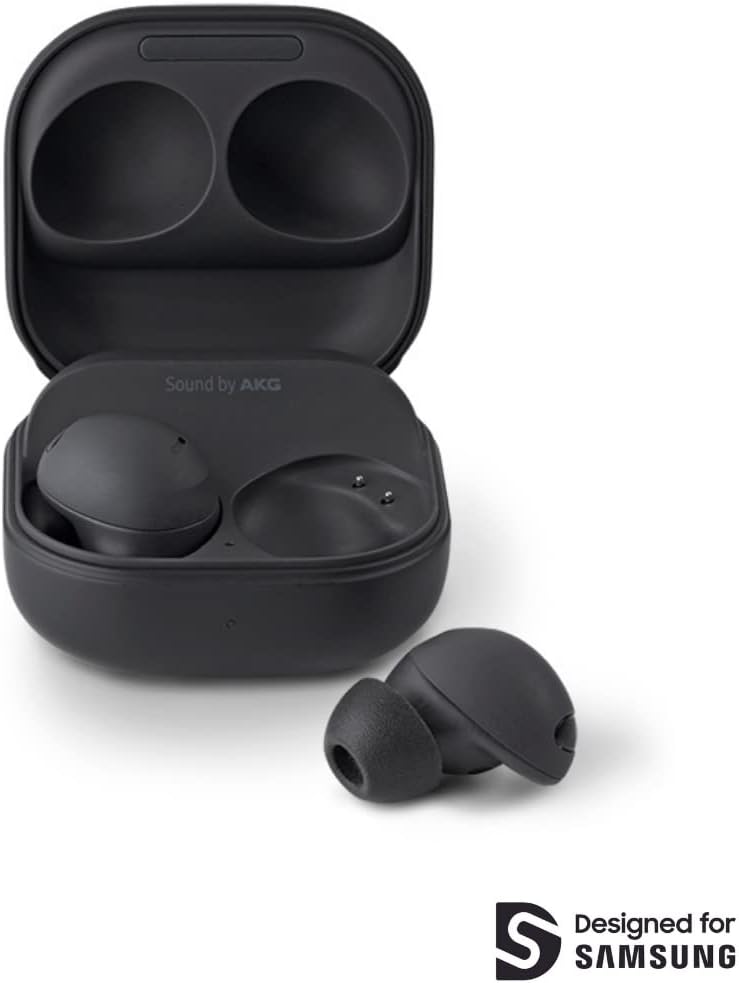 Samsung Galaxy Buds2 Pro için Tasarlanmış Köpük Kulak Uçları | Üstün Konfor | Sarsılmaz Kesim | Küçük, 3 Çift, Siyah