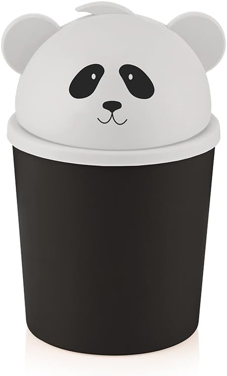 Masaüstü Çöp Kovası Qlux Bpa İçermez Panda Çöp Kutusu