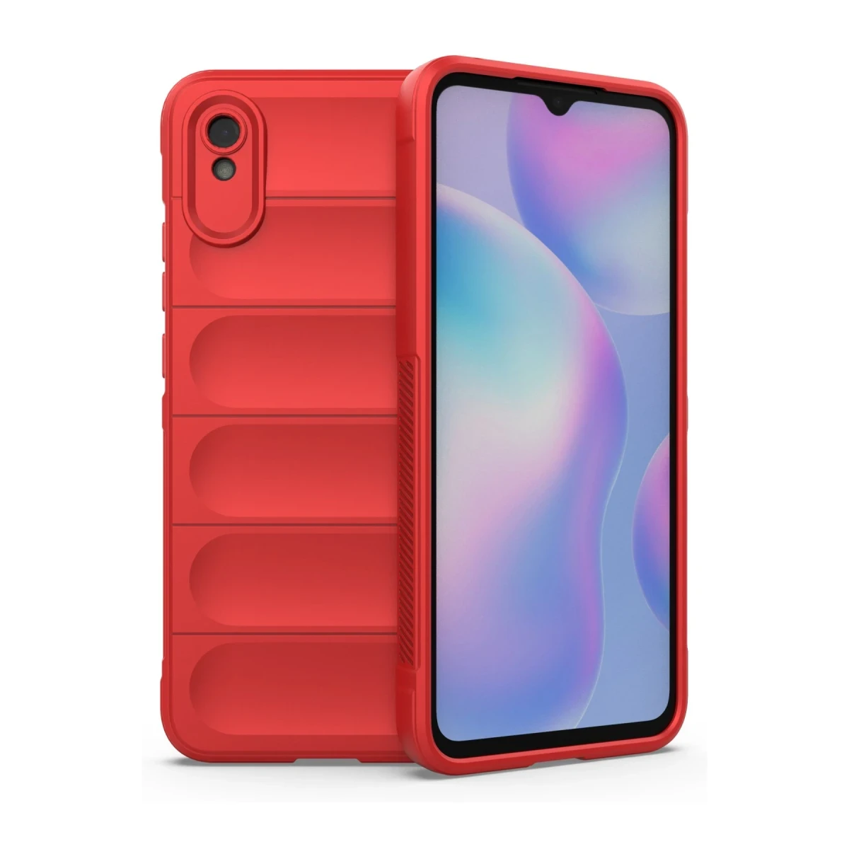Xiaomi Redmi 9A Kılıf Optimum Silikon - Kırmızı