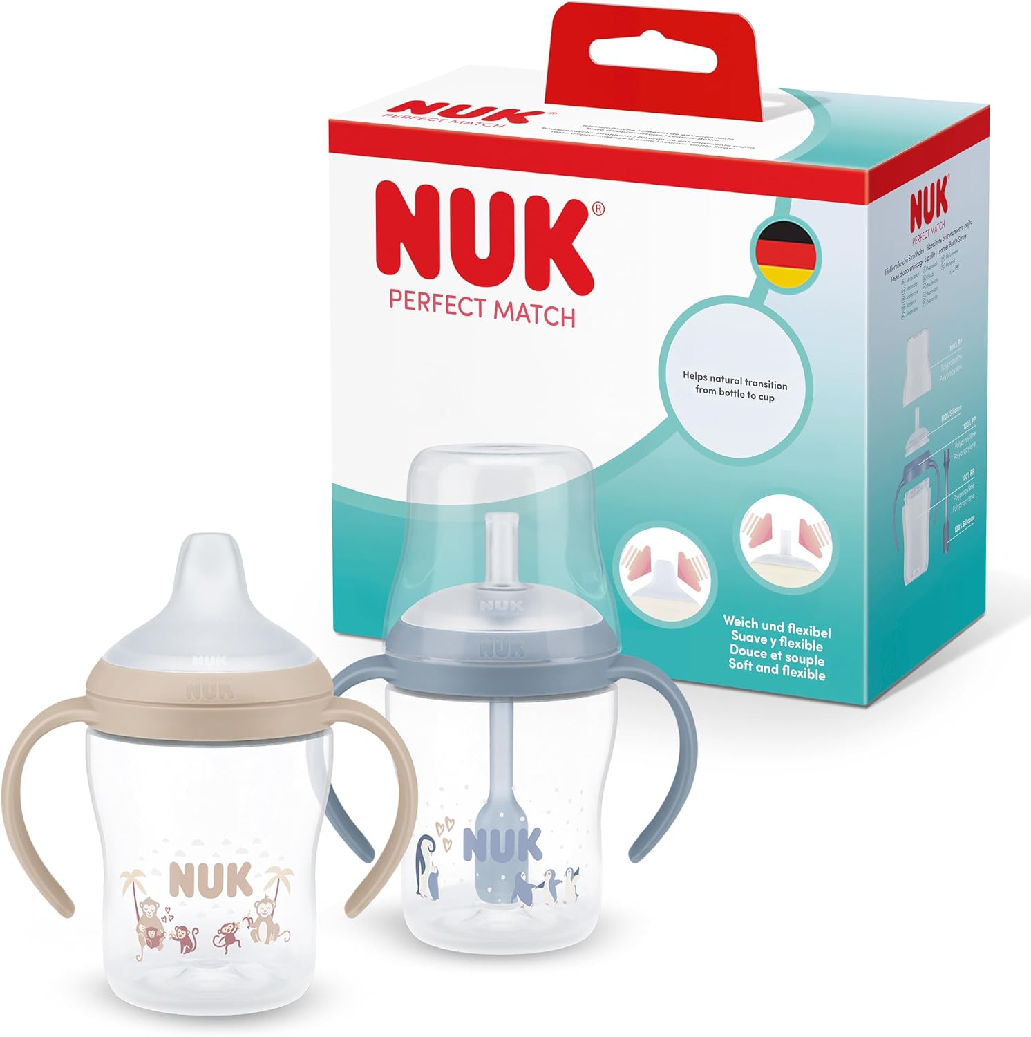 PM 2'li Eğitici Alıştırma Bardağı Seti,150 ml