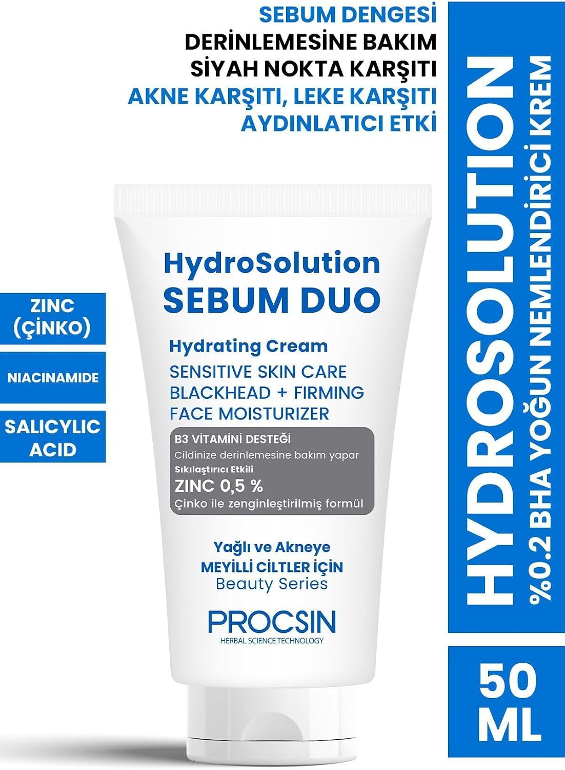 Hydrosolution%0.2 BHA Yoğun Nemlendirici Krem 50 ML