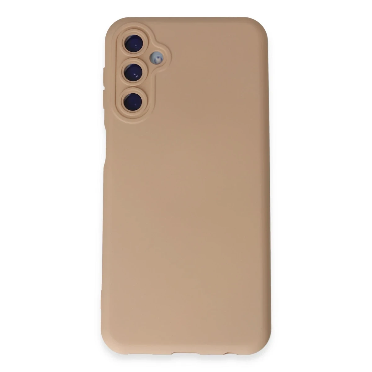 Samsung Galaxy M14 5G Kılıf Nano içi Kadife Silikon - Pudra
