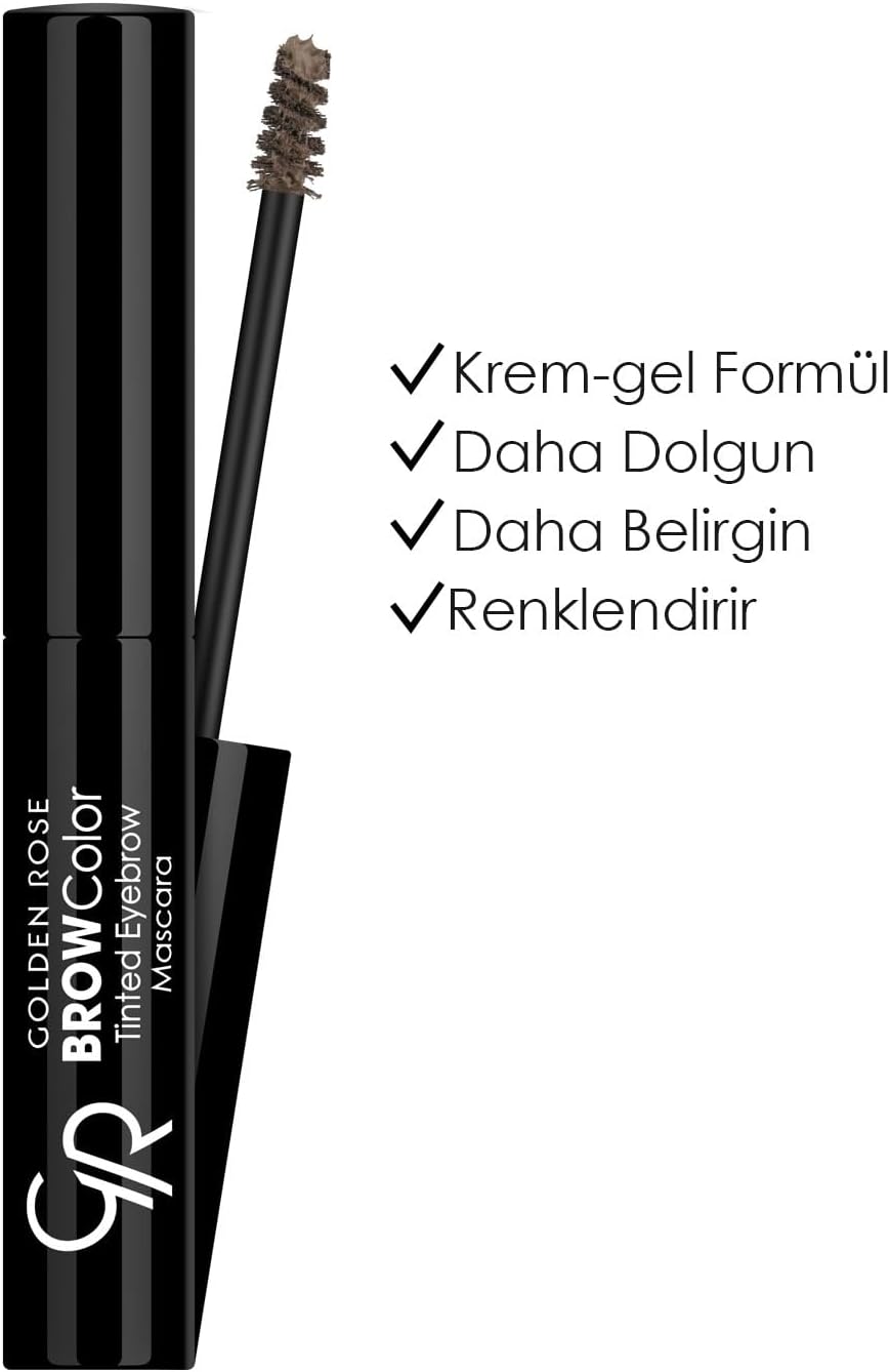 Brow Color Tinted Eyebrow Mascara No: 02 Light Brown - Fiber İçerikli Kaş Maskarası