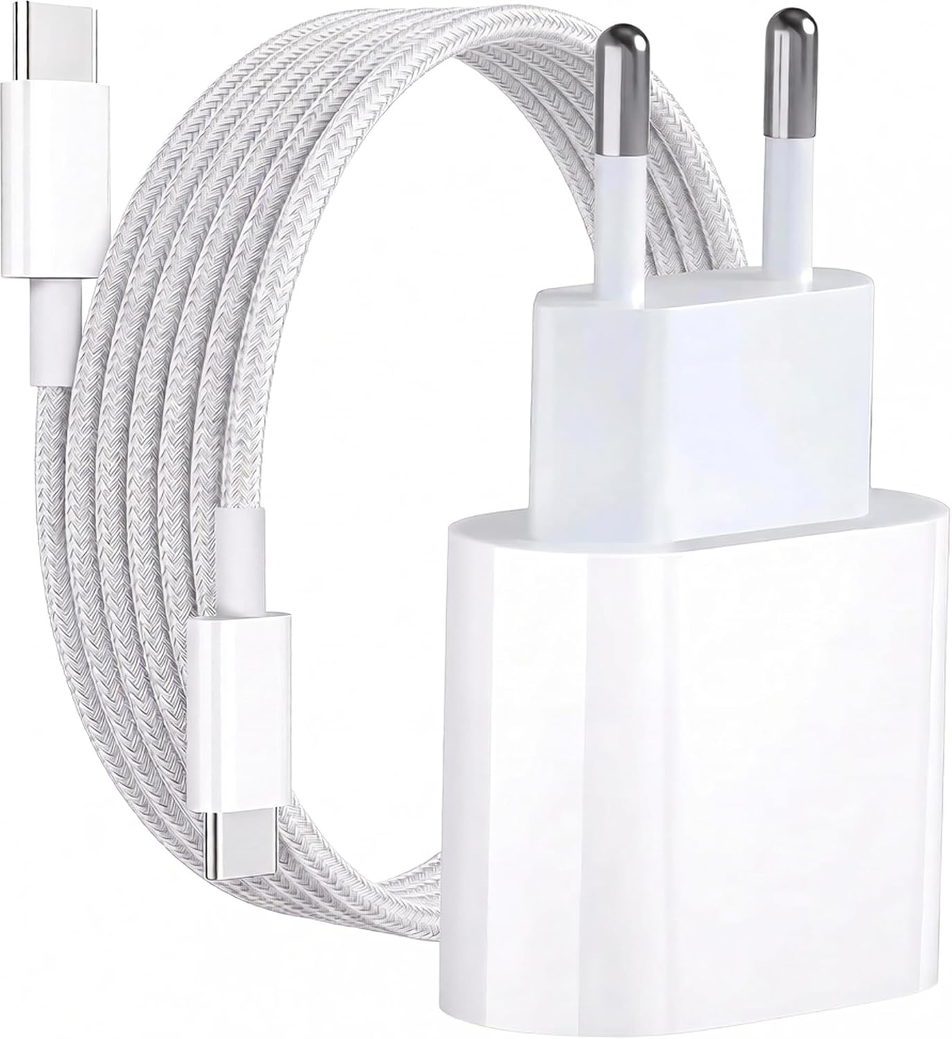 35W Hızlı Şarj Aleti Seti – iPhone 15/16 / 17 Serisi Uyumlu Type-C to Type-C Örgülü Kablo & 35W PD Adaptör + 60W Örgülü Kablo