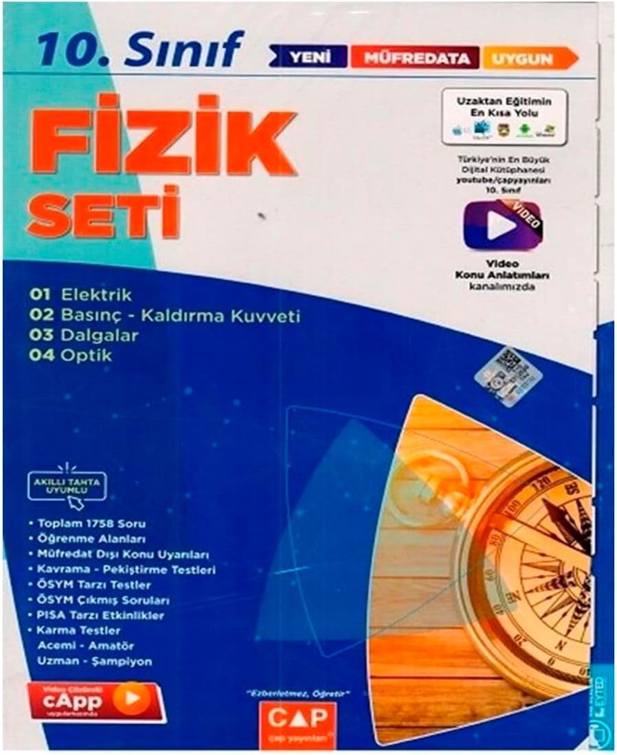 10. Sınıf Anadolu Lisesi Fizik Seti