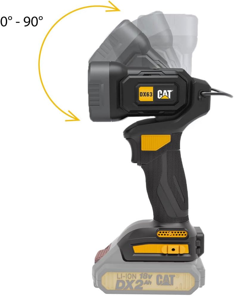 DX63B 18Volt 400 Lümen Profesyonel Çok Fonksiyonlu Led Fener (Akü Dahil Değildir)