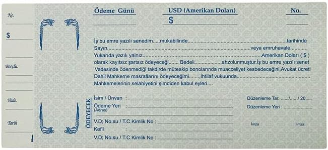 Dilman Dolar Senedi 100'lü Paket