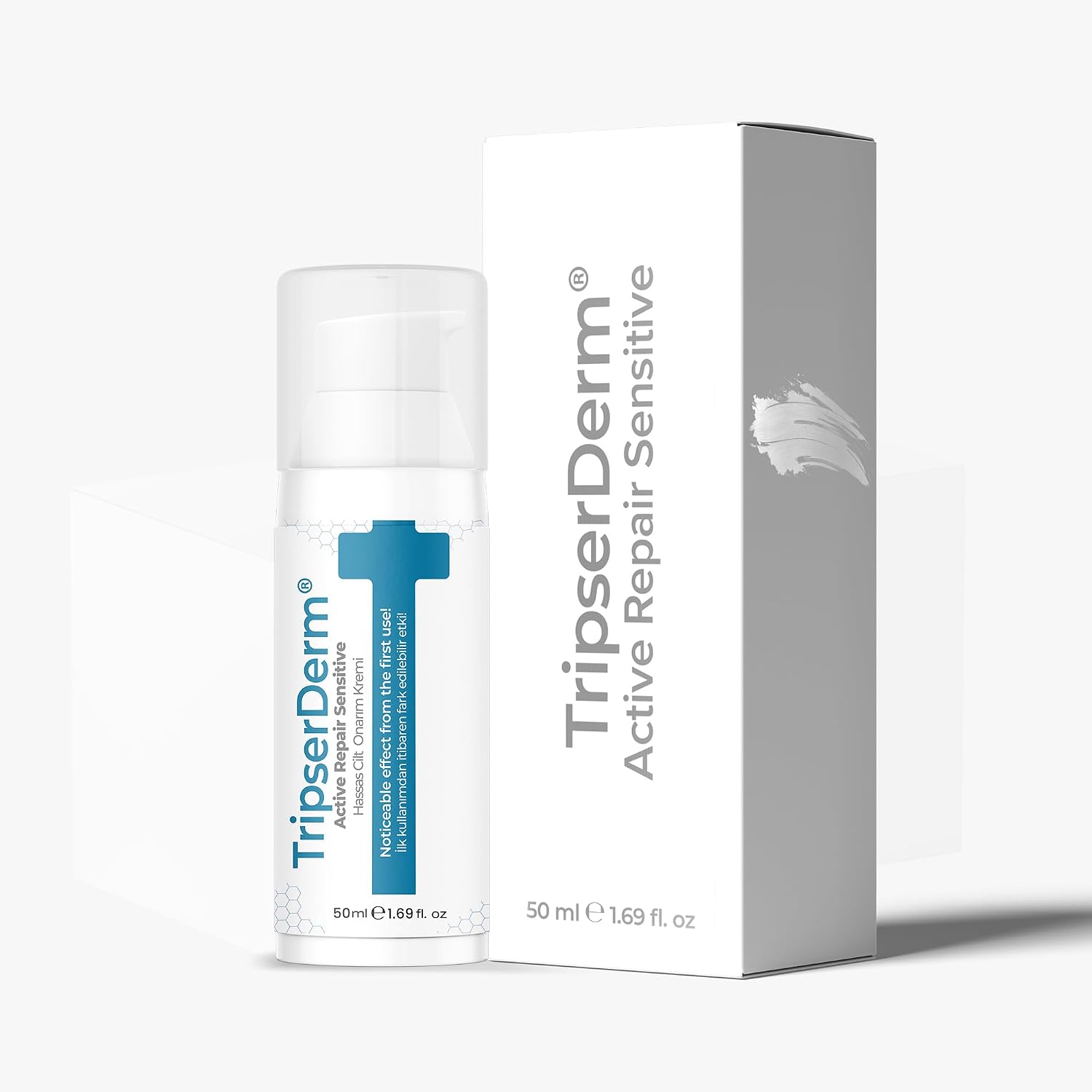 TripserDerm Active Repair Yara ve Yanık Sonrası Ciltler için Uygun Bakım Kremi Enzim Desteği 50 ml Krem
