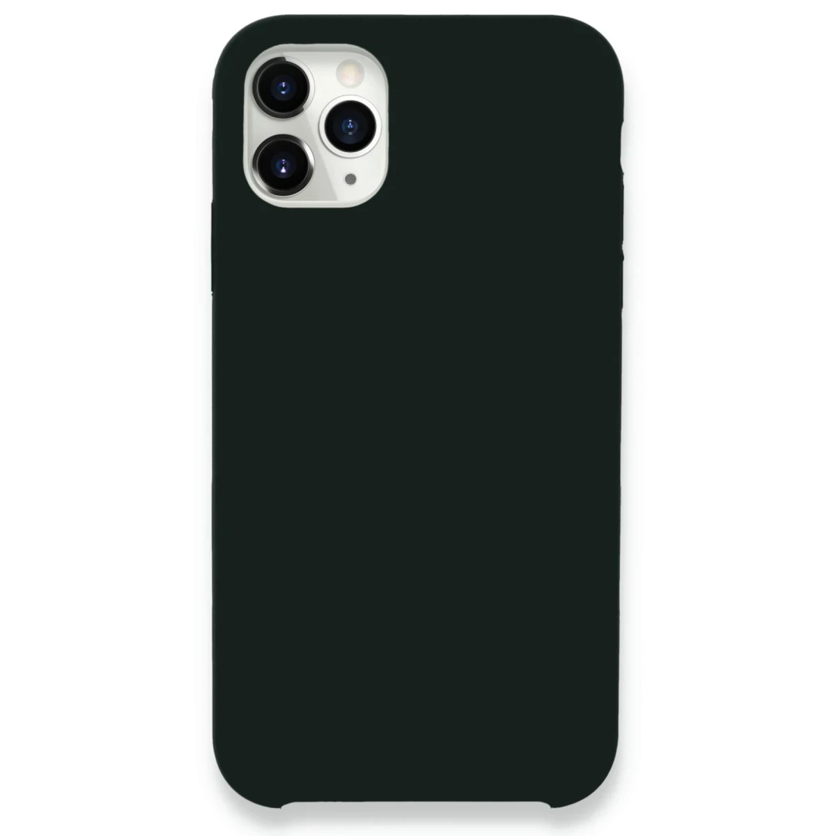 Apple iPhone 11 Pro Max Kılıf Lansman Legant Silikon - Koyu Yeşil