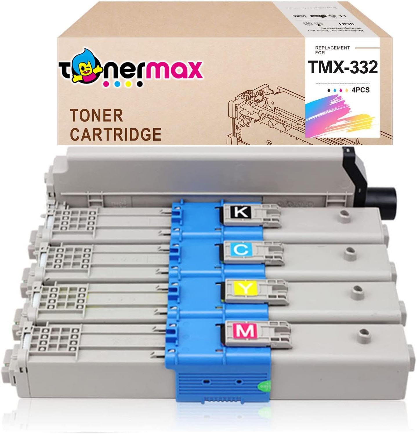Oki Uyumlu C332 Muadil Toner Takım