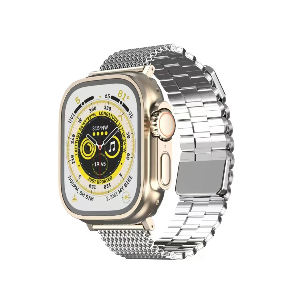 Apple Watch 38mm Ascend Metal Kordon - Gümüş