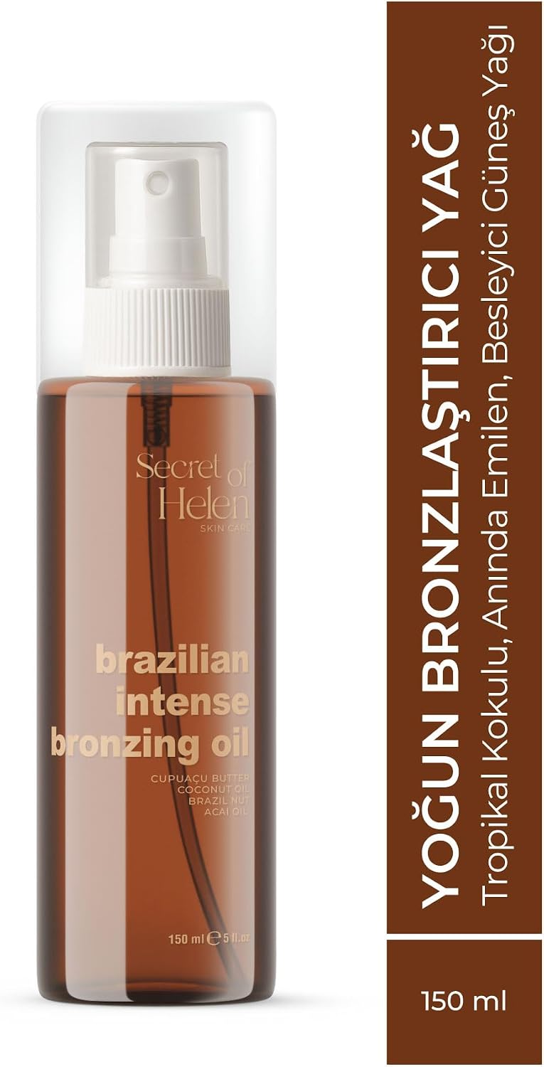Brazilian Yoğun Bronzlaştırıcı Yağ 150 ml | Hızlı Emilim, Besleyici,Tropikal Kokulu | Cupuaçu Yağı