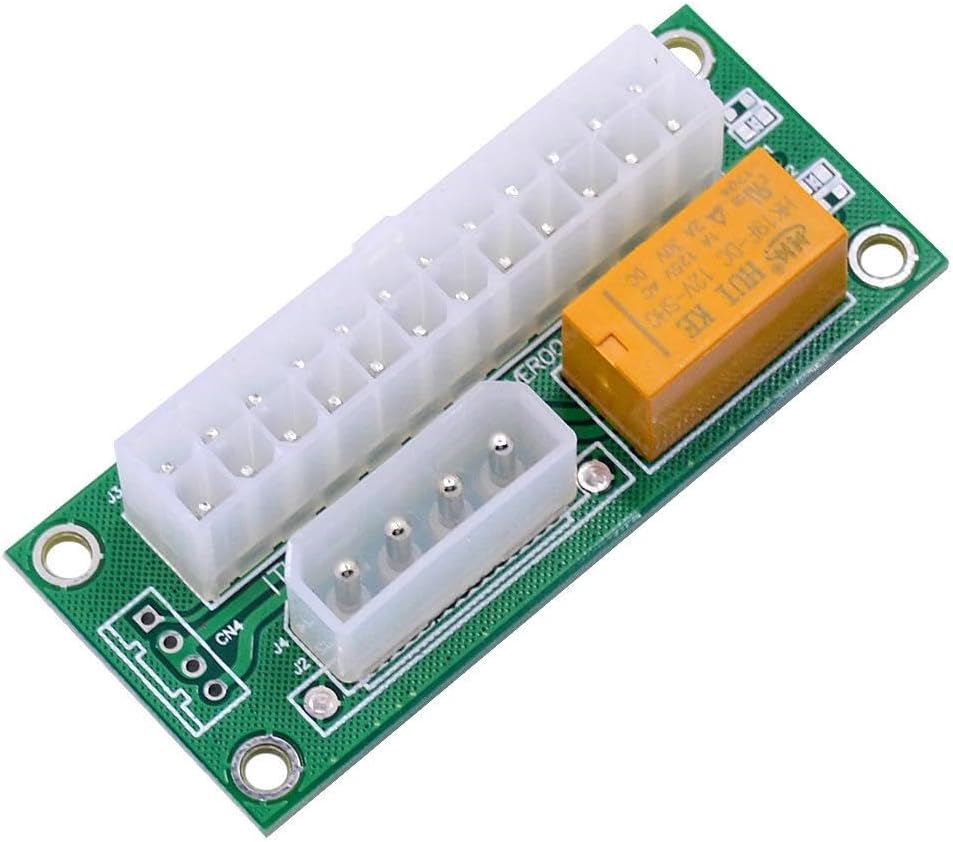 24 Pin to 4 Pin 2 ATX Güç Kaynağı Birleştirici, BIL-PowerSupply24+4