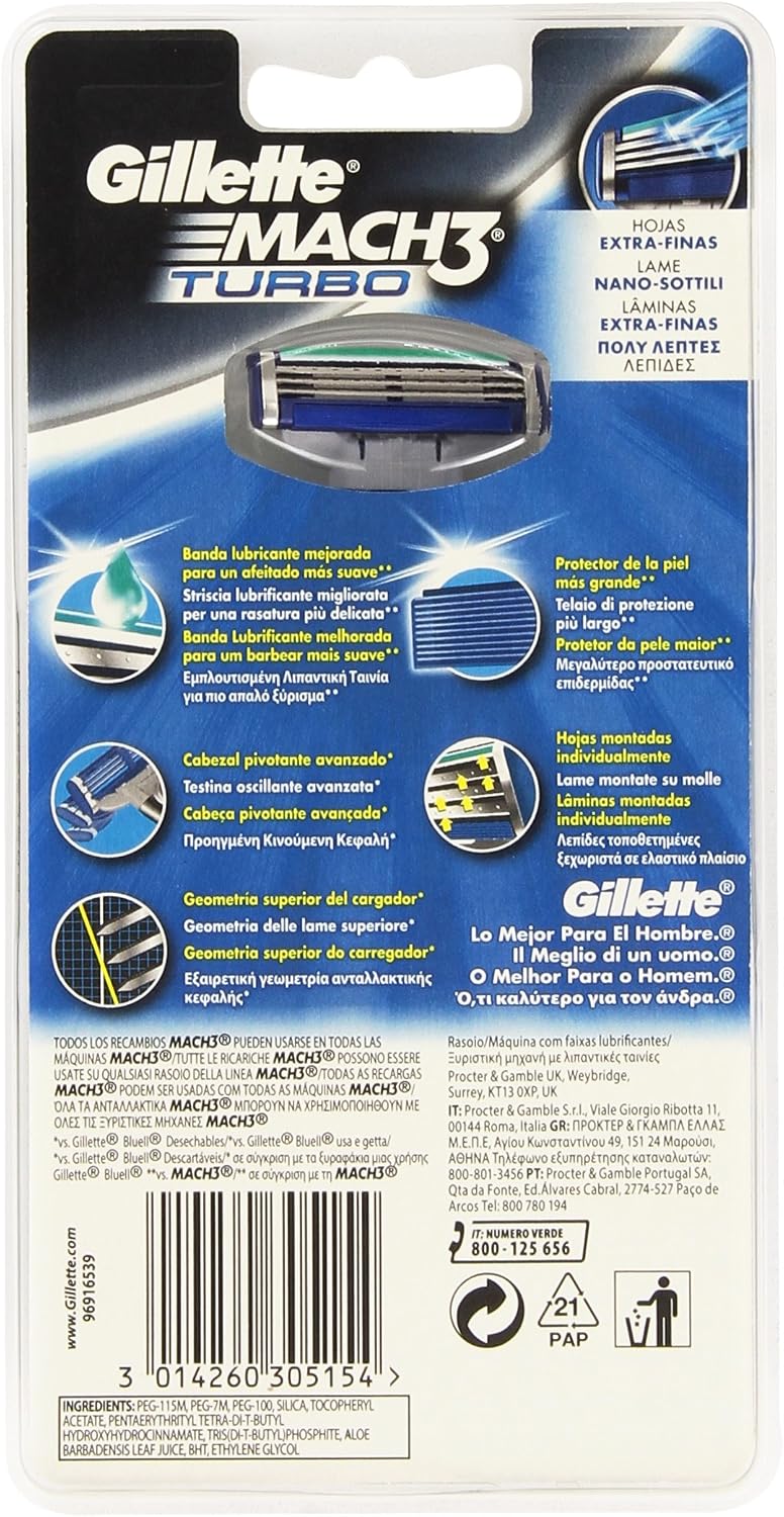 Mach 3 Turbo Tekli Makine