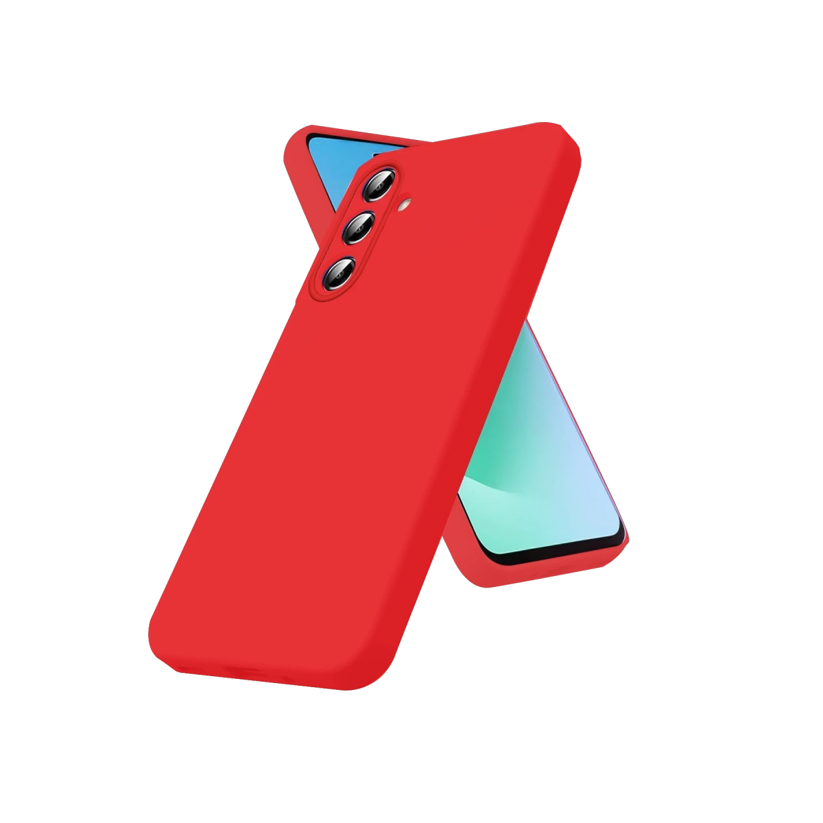 Samsung Galaxy A27 5G Nano içi Kadife Silikon - Kırmızı