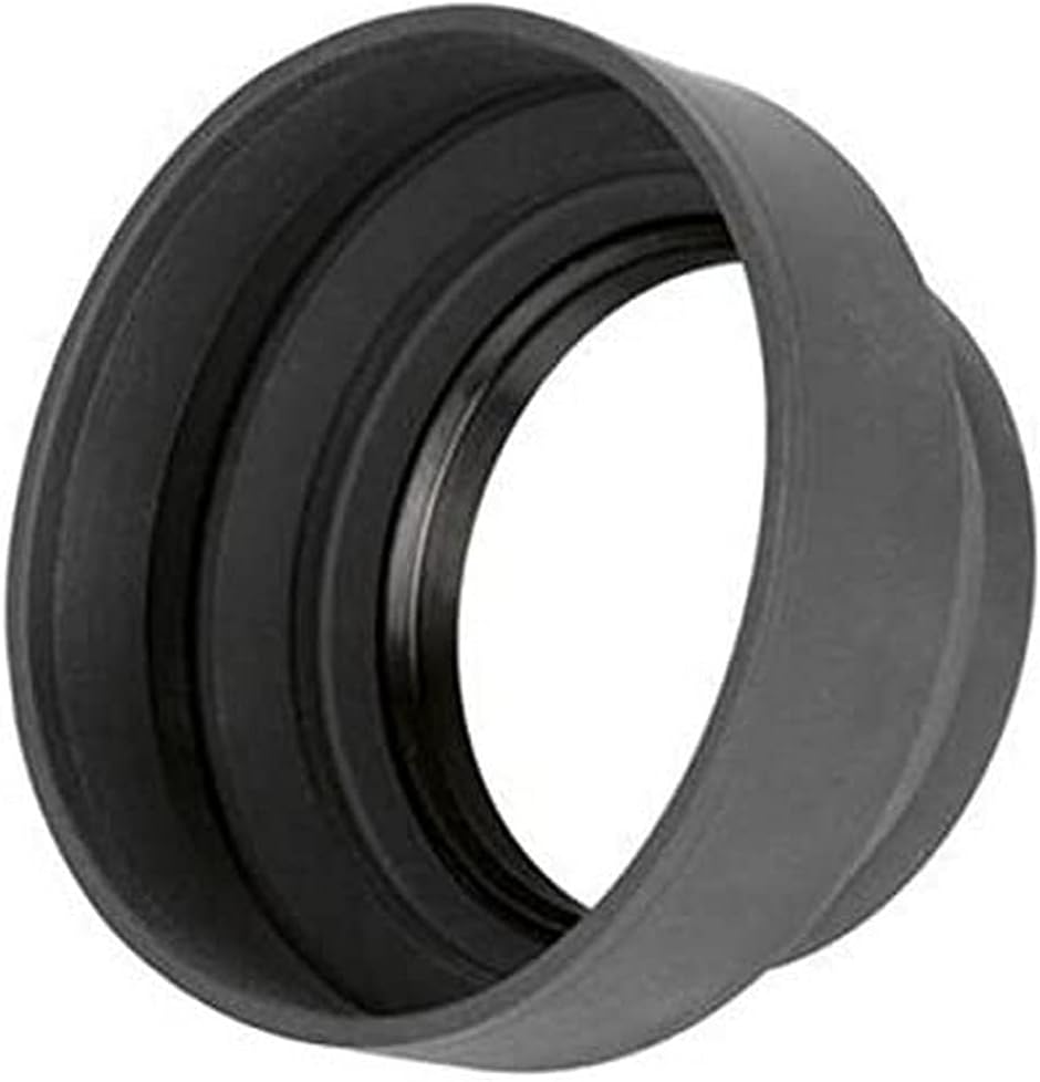 52mm Üç Kademeli Kauçuk Parasoley Lens Hood