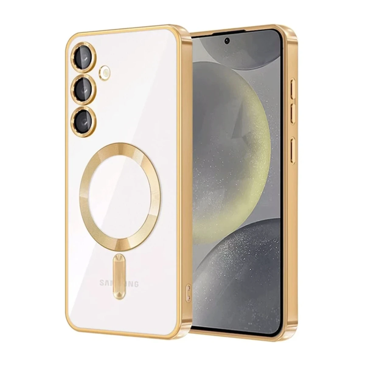 Samsung Galaxy A15 4G Kross Magneticsafe Kapak - Gold