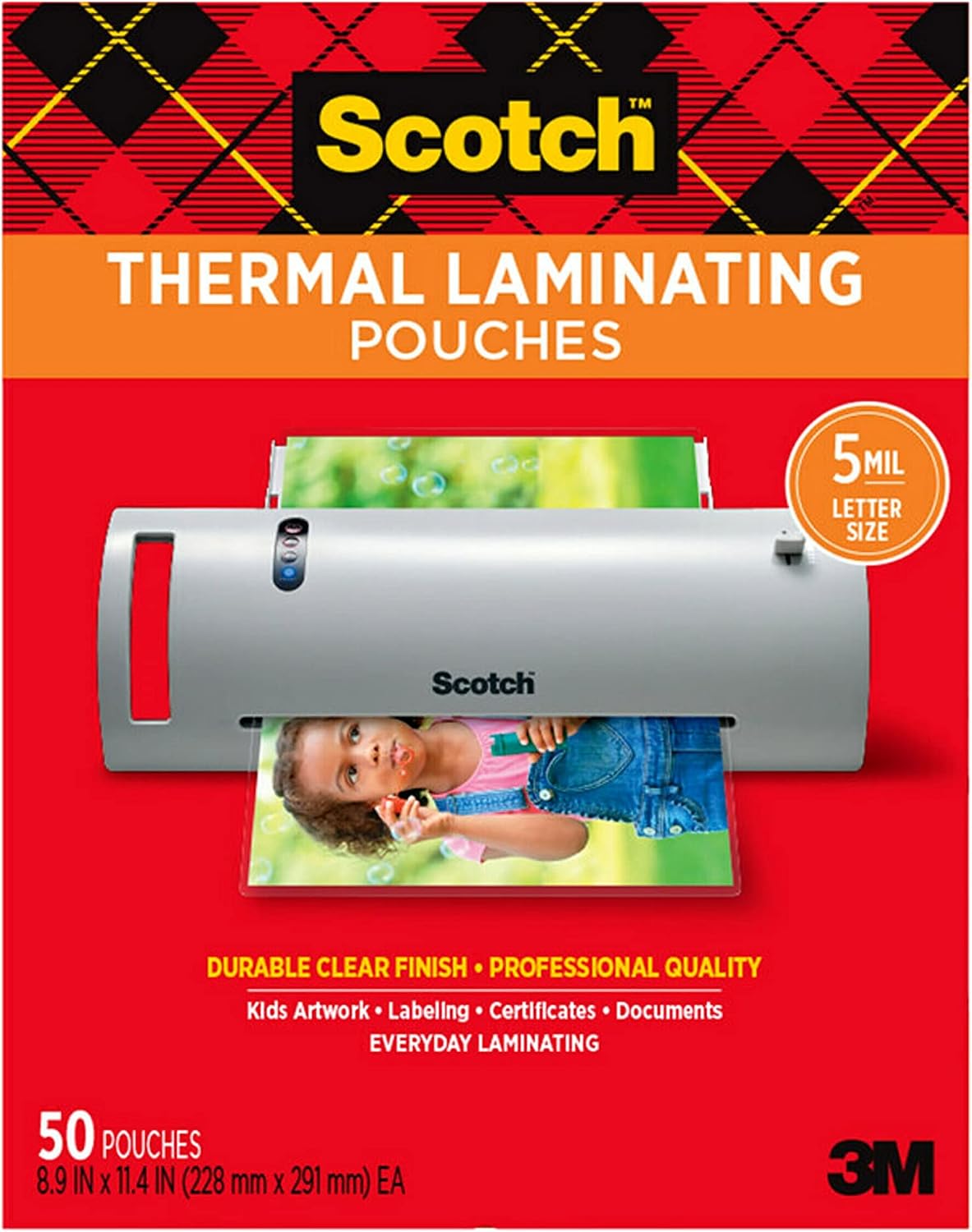Thermo Torba 5 mil, 8,9 x 11.4-inç 50-Pack