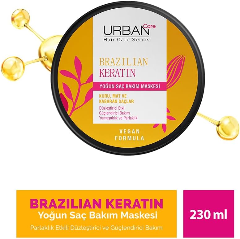 Brazilian Keratin Yoğun Saç Bakım Maskesi, 230 ml