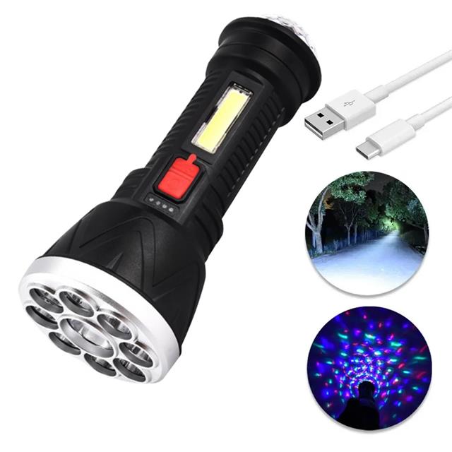 CL-W09 9+1 Ledli + Flaşörlü Deprem Ve Afet İçin Şarjlı El Feneri