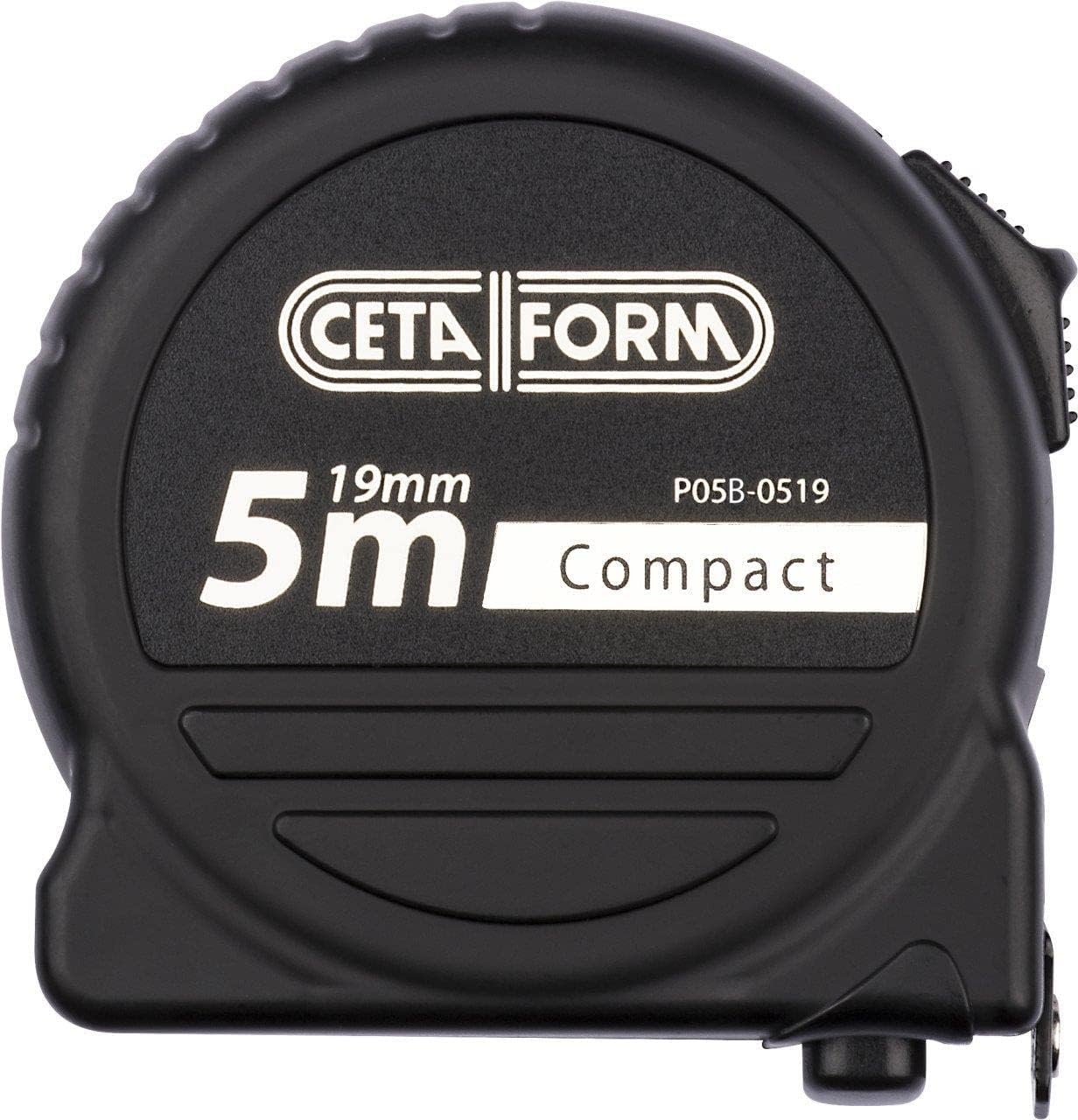 P05B-0519 Siyah Kasa 5 m x 19 mm Compact Şerit Metre