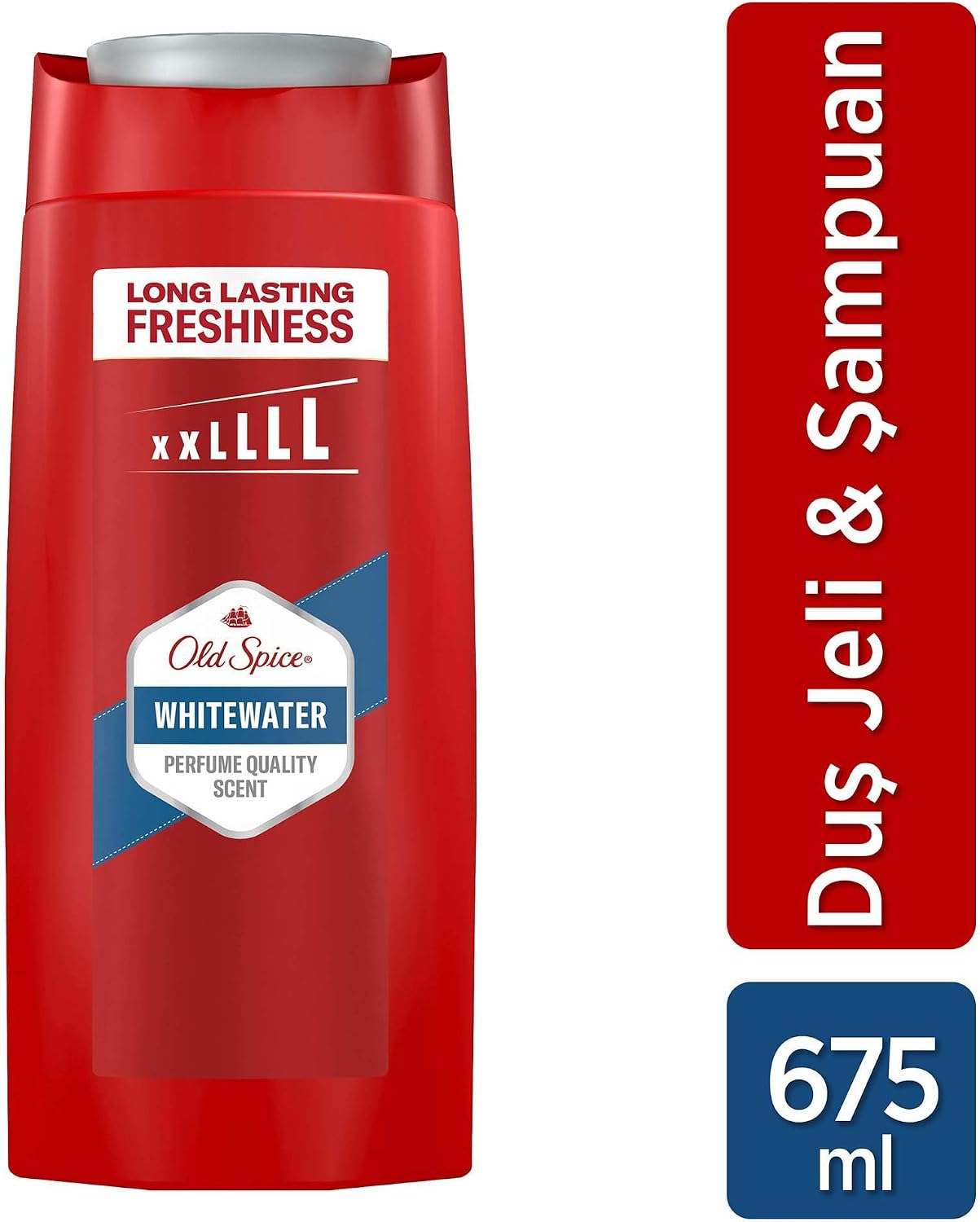 Whitewater Erkekler İçin Duş Jeli ve Şampuan 675 ml XL