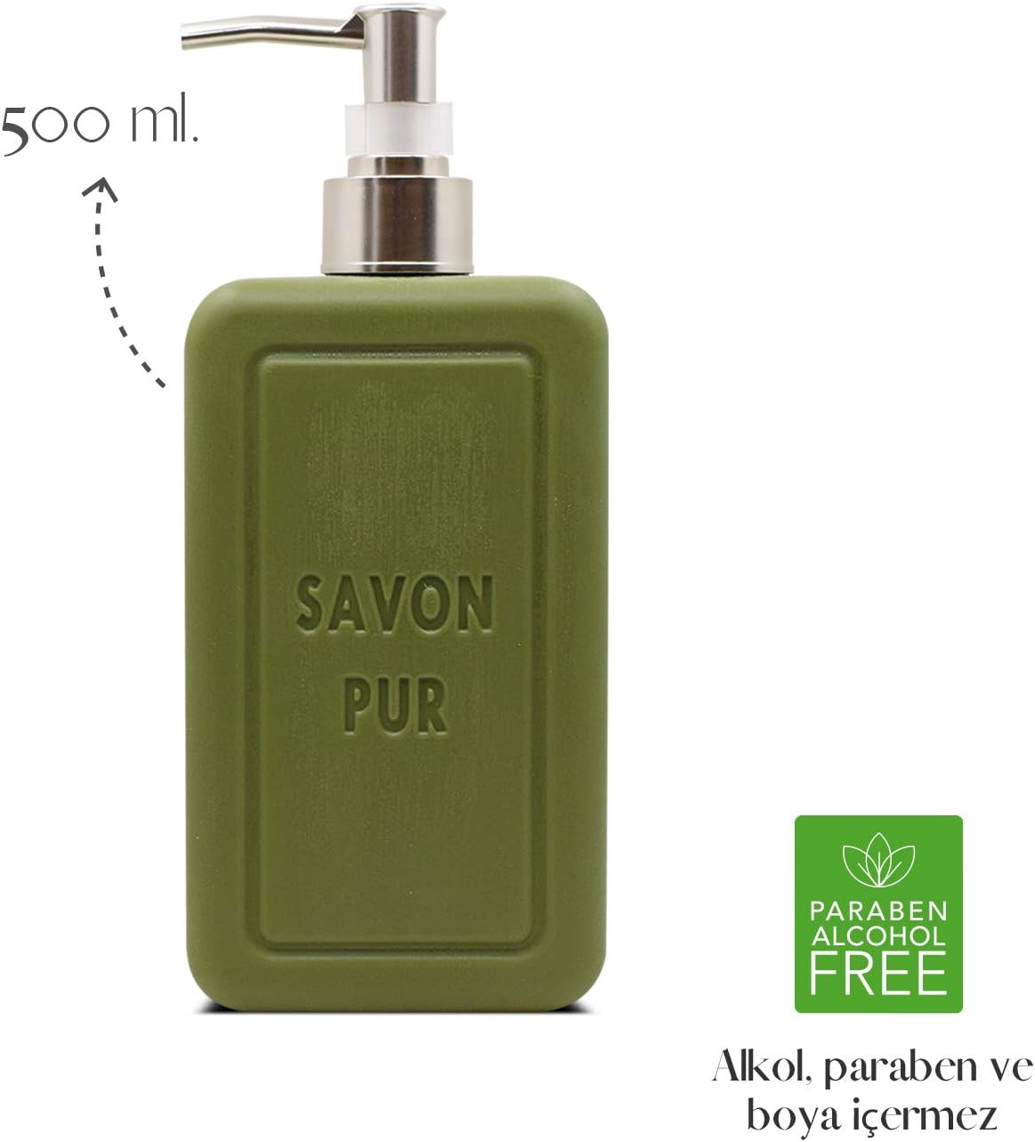Savon Pur Luxury Vegan Sıvı Sabun Yeşil (500 ml)