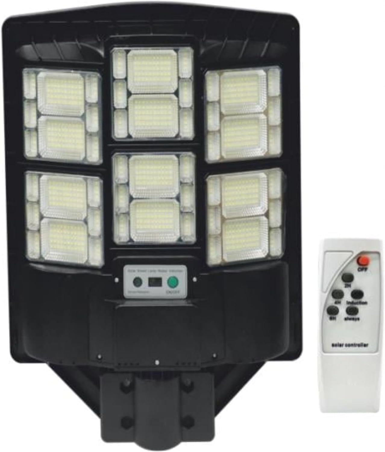 600W Solar LED Projektör Kumandalı ve Sensörlü – 6600 Lümen, IP65 Su Geçirmez, Cata Güneş Enerjili Bahçe ve Güvenlik Aydınlatması