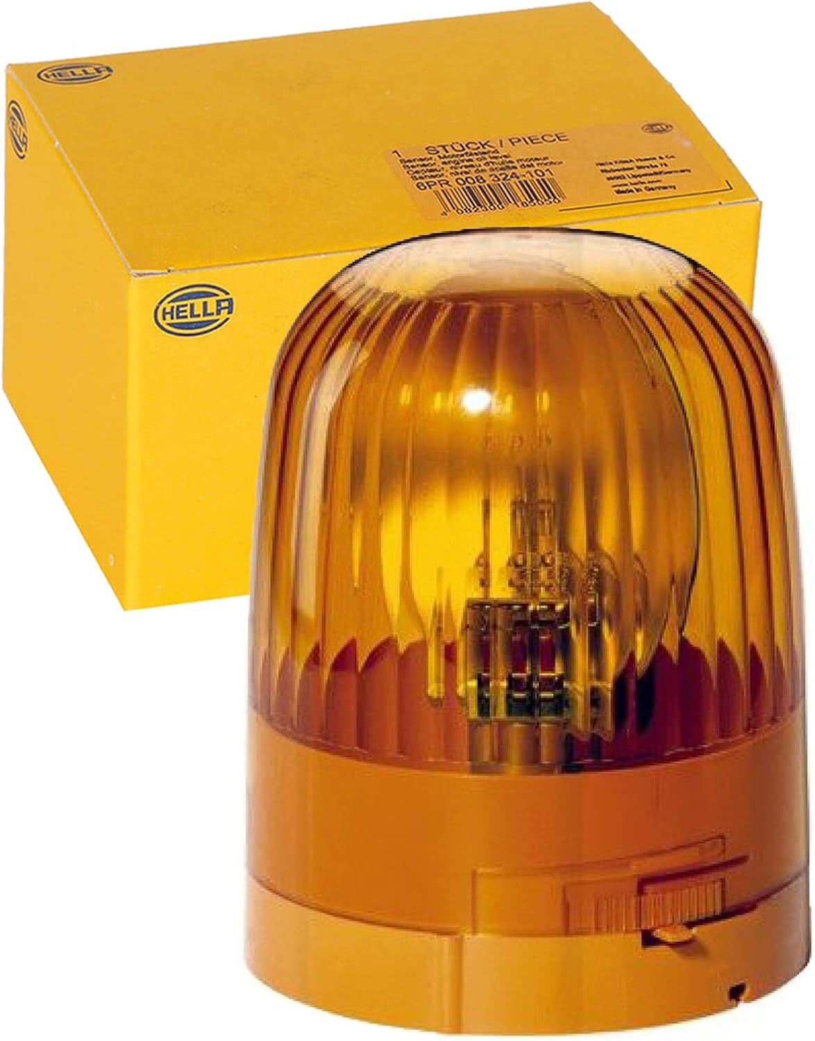 Halojen-Döner Ikaz Lambası - 24V - Amber - Montaj/Vidalanmış - Soket Modeli: Yassı Soket - Miktar: 1 Beacon 2RL 007 550-011