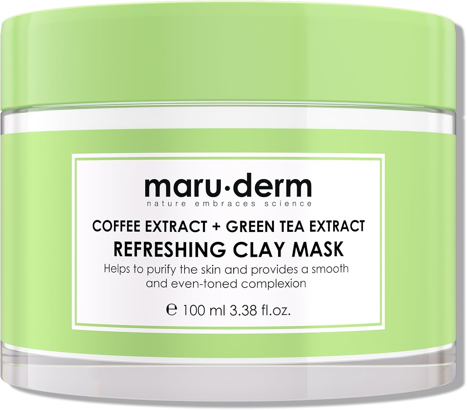 Kahve Özü + Yeşil Çay Özü Ferahlatıcı Kil Maskesi 100 ml