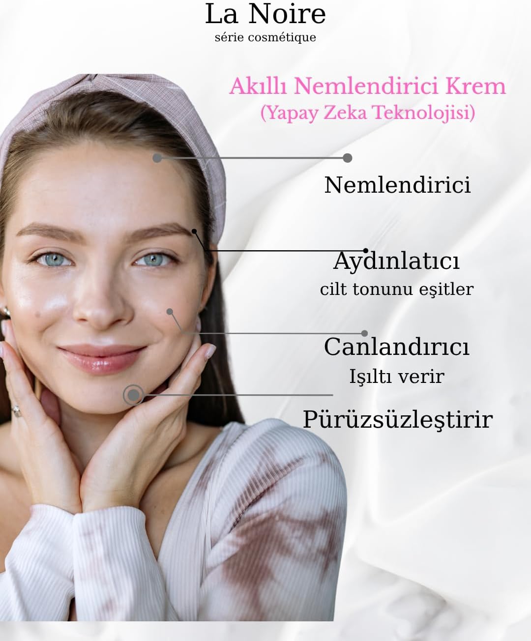 Akıllı Moisturizer | Su Bazlı Nemlendirici Yüz Kremi | Cilt Tonu Eşitleyici | Aydınlatıcı