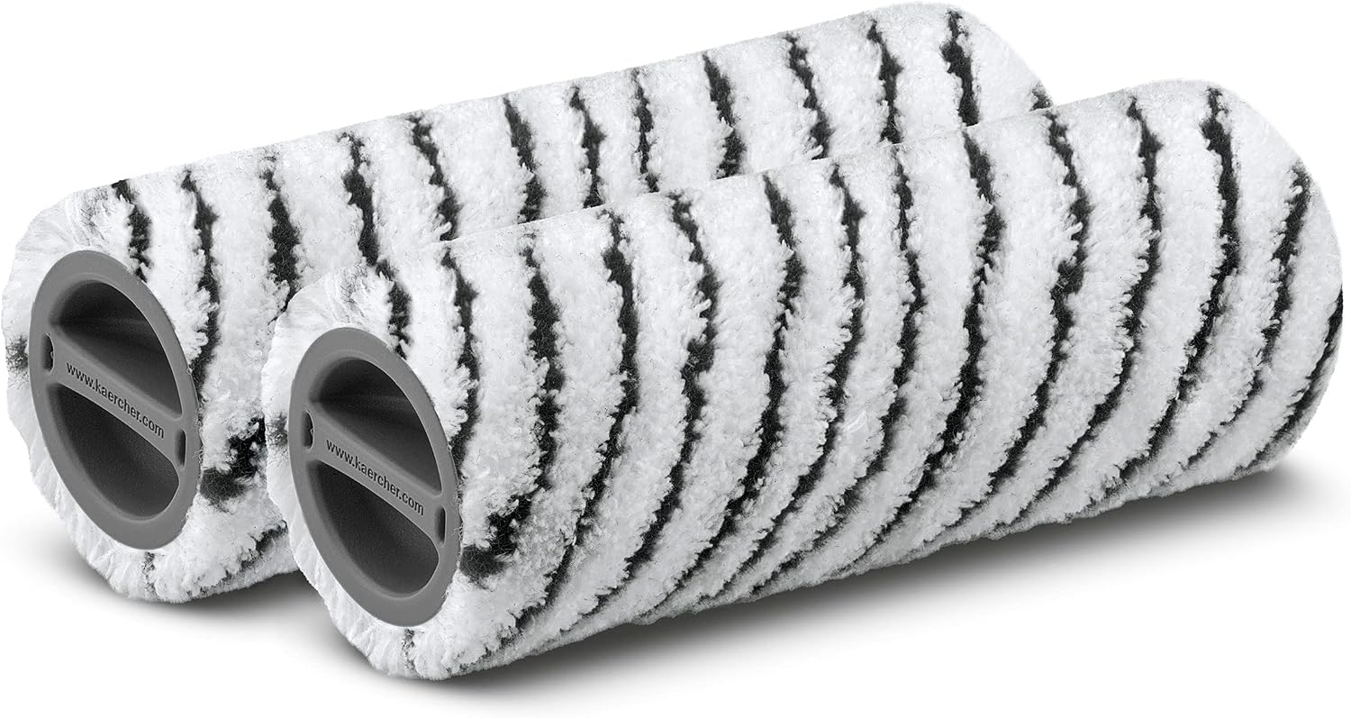 Taş silindir seti, tüm FC ve EWM 2 için (2 parçalı, yıkanabilir, tüy bırakmaz, makinede 60 °C'de yıkanabilir, hassas olmayan sert zeminler için, taş, seramik)