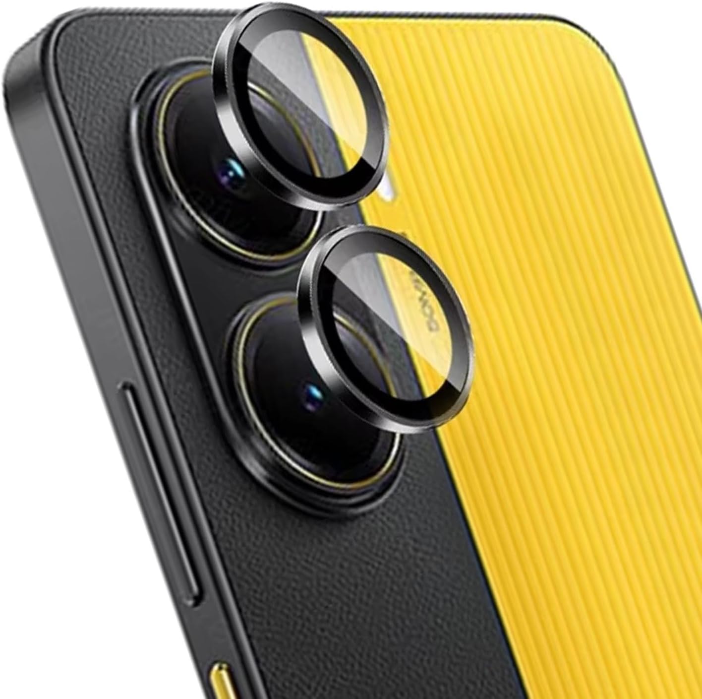 Xiaomi Poco X7 Pro Tekli Kamera Lens Koruma Camı Siyah [Poco X7 Pro ile Uyumlu Ekran Koruyucu - Siyah]